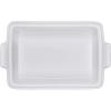 imageLe Creuset Stoneware Heritage Covered Rectangular Casserole 4 qt 12quot x 9quot CaribbeanWhite