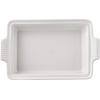 imageLe Creuset Stoneware Heritage Covered Rectangular Casserole 4 qt 12quot x 9quot CaribbeanWhite