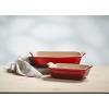 imageLe Creuset Stoneware Heritage Rectangular Dish 4 qt 12quot x 9quot Caribbean LargeCerise