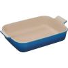 imageLe Creuset Stoneware Heritage Rectangular Dish 4 qt 12quot x 9quot Caribbean LargeMarseille