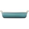 imageLe Creuset Stoneware Heritage Rectangular Dish 4 qt 12quot x 9quot Caribbean LargeSea Salt