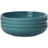 imageLe Creuset Stoneware Pasta Bowls White 975quot Set of 4Caribbean