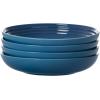 imageLe Creuset Stoneware Pasta Bowls White 975quot Set of 4Marseille