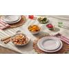 imageLe Creuset Stoneware Pasta Bowls White 975quot Set of 4Marseille