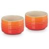 imageLe Creuset Stoneware Round Straight Wall Ramekin 675oz CaribbeanFlame