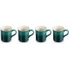 imageLe Creuset Stoneware Set of 4 Mugs 14 oz each CaribbeanArtichaut