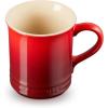 imageLe Creuset Stoneware Set of 4 Mugs 14 oz each CaribbeanCerise