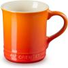 imageLe Creuset Stoneware Set of 4 Mugs 14 oz each CaribbeanFlame
