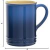 imageLe Creuset Stoneware Set of 4 Mugs 14 oz each CaribbeanMarseille