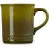 imageLe Creuset Stoneware Set of 4 Mugs 14 oz each CaribbeanOlive