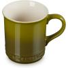 imageLe Creuset Stoneware Set of 4 Mugs 14 oz each CaribbeanOlive