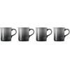 imageLe Creuset Stoneware Set of 4 Mugs 14 oz each CaribbeanOyster