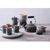 imageLe Creuset Stoneware Set of 4 Mugs 14 oz each CaribbeanSea Salt