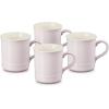 imageLe Creuset Stoneware Set of 4 Mugs 14 oz each CaribbeanShallot