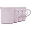 imageLe Creuset Stoneware Set of 4 Mugs 14 oz each CaribbeanShallot