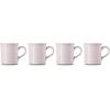 imageLe Creuset Stoneware Set of 4 Mugs 14 oz each CaribbeanShallot