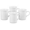 imageLe Creuset Stoneware Set of 4 Mugs 14 oz each CaribbeanWhite