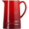 imageLe Creuset Stoneware Small Pitcher 10 oz WhiteCerise