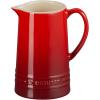 imageLe Creuset Stoneware Small Pitcher 10 oz WhiteCerise