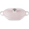imageLe Creuset Enameled Cast Iron Signature Oval Casserole 375 qt CeriseShallot