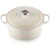 imageLe Creuset Enameled Cast Iron Signature Round Dutch Oven 55 qt Meringue