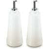 imageLe Creuset Signature Stoneware Oil ampamp Vinegar set 10 oz each Black OnyxMeringue