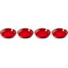 imageLe Creuset Stoneware Pasta Bowls White 975quot Set of 4Cerise