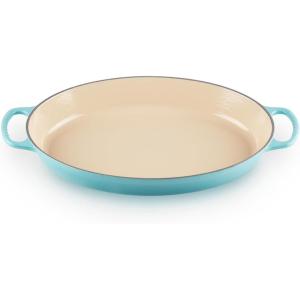 imageLe Creuset Enamel Cast Iron Signature Oval Baker 3 quart Caribbean