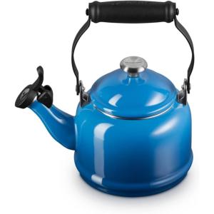 imageLe Creuset Enamel On Steel Demi Tea Kettle with Metal Finishes 125 qt CaribbeanMarseille
