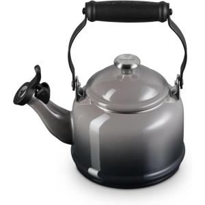 imageLe Creuset Enamel On Steel Demi Tea Kettle with Metal Finishes 125 qt CaribbeanOyster