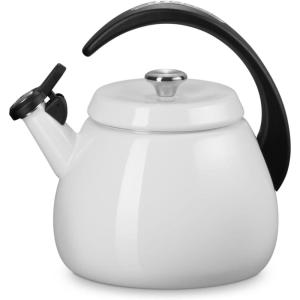 imageLe Creuset Enamel on Steel Cloche Kettle 22 qt MarseilleWhite