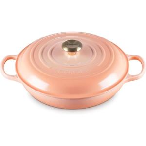 imageLe Creuset Enameled Cast Iron Signature Braiser 5 qt  CaribbeanPeche