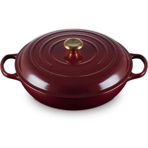imageLe Creuset Enameled Cast Iron Signature Braiser 5 qt  CaribbeanRhone