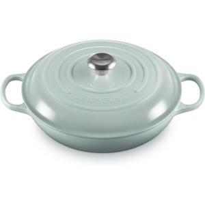 imageLe Creuset Enameled Cast Iron Signature Braiser 5 qt  CaribbeanSea Salt