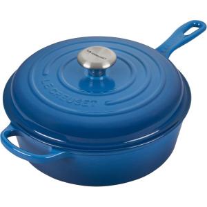 imageLe Creuset Enameled Cast Iron Signature Cassadou 375 qt CaribbeanMarseille