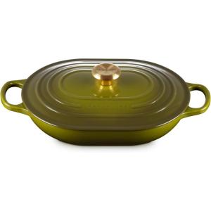 imageLe Creuset Enameled Cast Iron Signature Oval Casserole 375 qt CeriseOlive