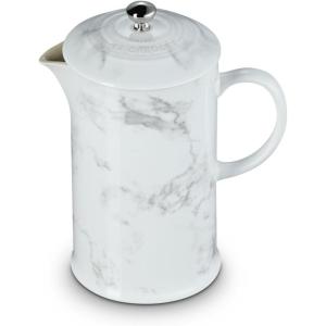 imageLe Creuset Stoneware French Press 34 oz ShallotMarble
