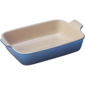 imageLe Creuset Stoneware Heritage Rectangular Dish 4 qt 12quot x 9quot Caribbean LargeMarseille