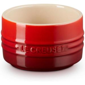 imageLe Creuset Stoneware Round Straight Wall Ramekin 675oz CaribbeanCerise