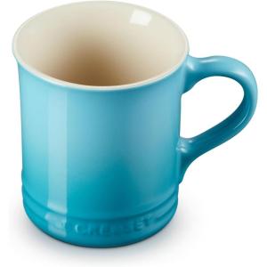imageLe Creuset Stoneware Set of 4 Mugs 14 oz each CaribbeanCaribbean