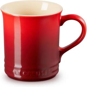 imageLe Creuset Stoneware Set of 4 Mugs 14 oz each CaribbeanCerise