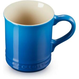 imageLe Creuset Stoneware Set of 4 Mugs 14 oz each CaribbeanMarseille