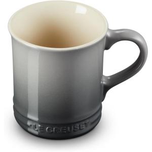 imageLe Creuset Stoneware Set of 4 Mugs 14 oz each CaribbeanOyster
