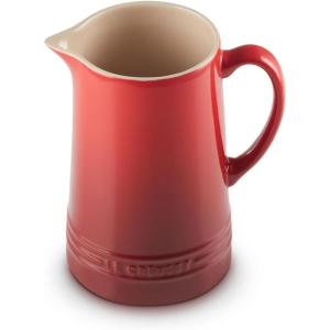imageLe Creuset Stoneware Small Pitcher 10 oz WhiteCerise