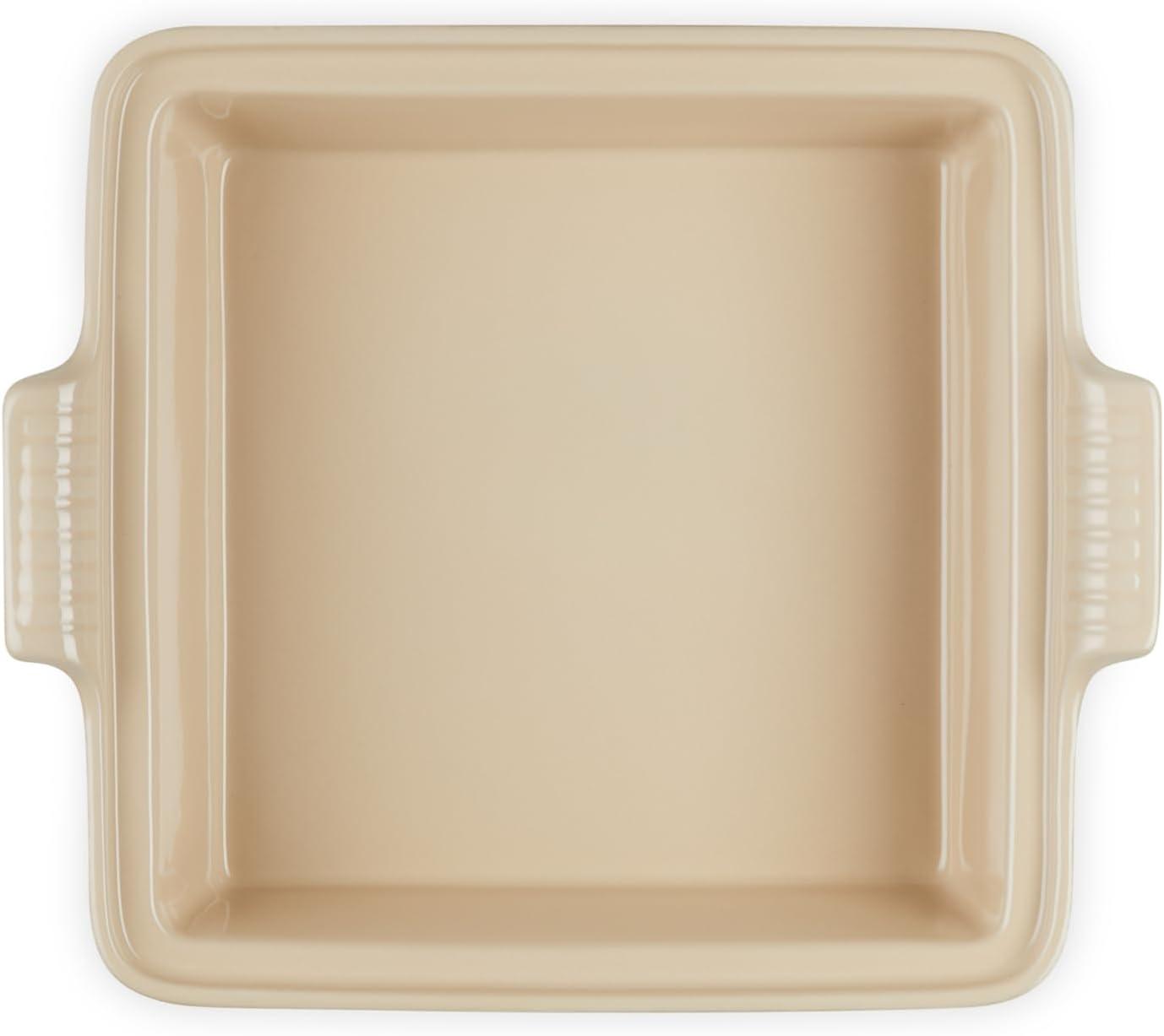 imageLe Creuset Stoneware Heritage Shallow Square Casserole 2qt 9quot LicoriceLicorice
