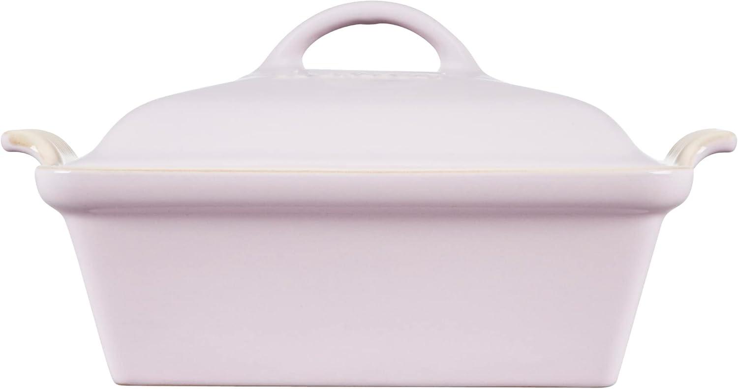 imageLe Creuset Stoneware Heritage Shallow Square Casserole 2qt 9quot LicoriceShallot