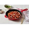 imageLe Creuset Classic Cast Iron Handle Skillet 9quot CeriseMarseille