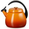 imageLe Creuset Enamel on Steel Cloche Kettle 22 qt Persimmon with Gold Accents