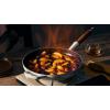 imageLe Creuset Enameled Cast Iron Alpine Wood Handle Fry Pan 1025quot CeriseFlame
