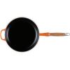 imageLe Creuset Enameled Cast Iron Alpine Wood Handle Fry Pan 1025quot CeriseFlame